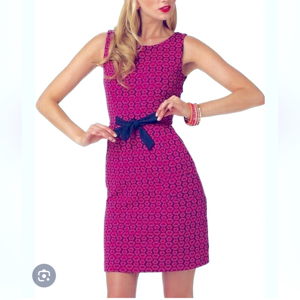 Lilly pulitzer evie kiss lips knit dress size medium